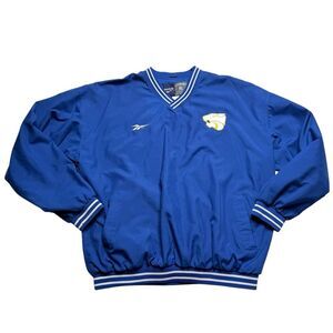 Vintage Reebok Panthers V Neck Pullover Men’s Blue Sz XL FLAW